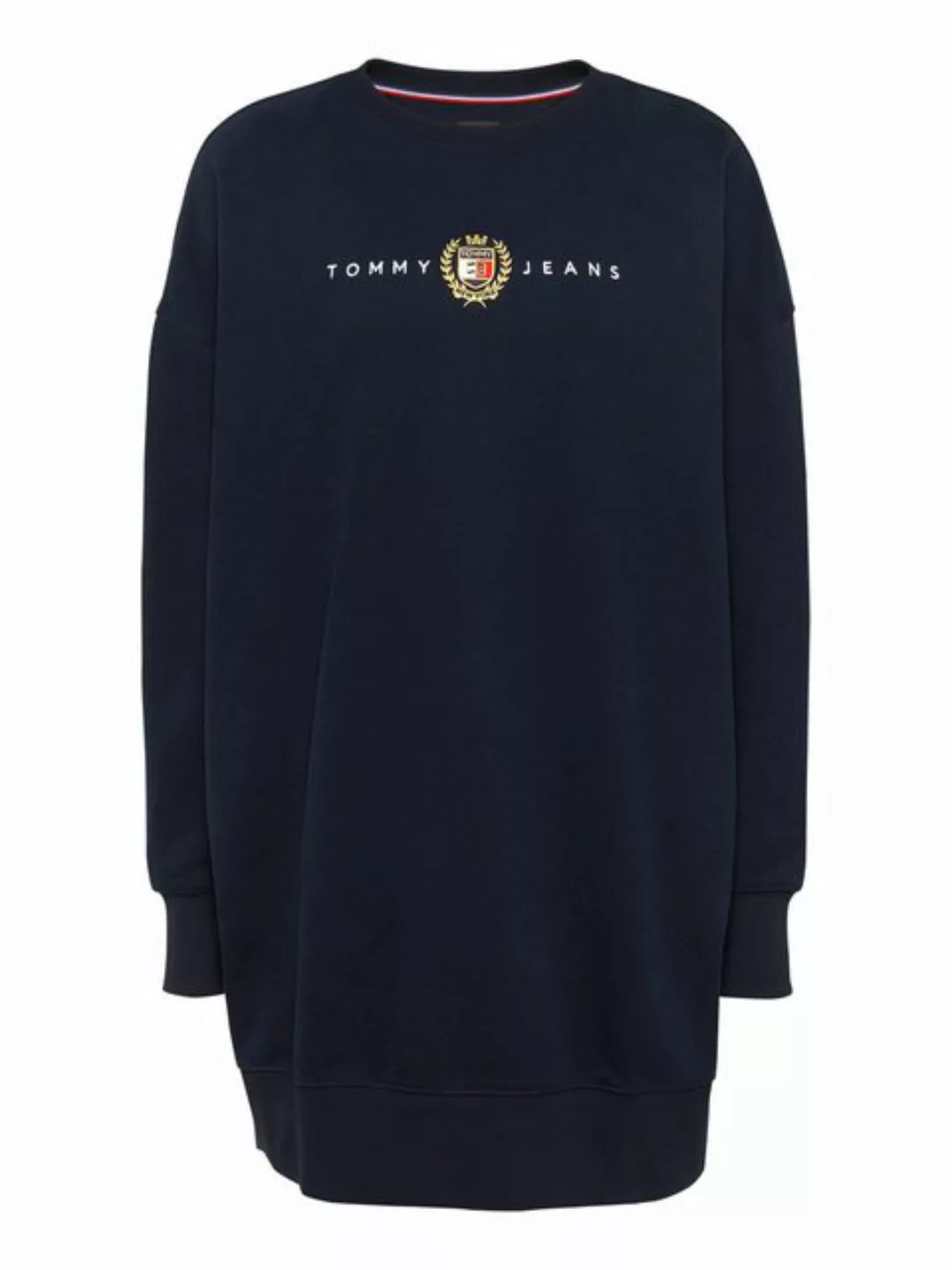 Tommy Jeans Curve Jerseykleid TJW CREST LINEAR CREW DRESS EXT in Großen Grö günstig online kaufen