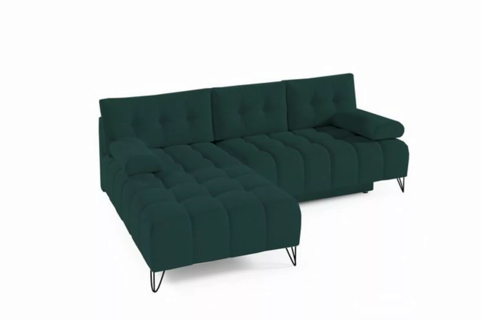 MOEBLO Ecksofa BRODY, Elegante Ecke Couch Schlafsofa Wohnlandschaft Lounges günstig online kaufen