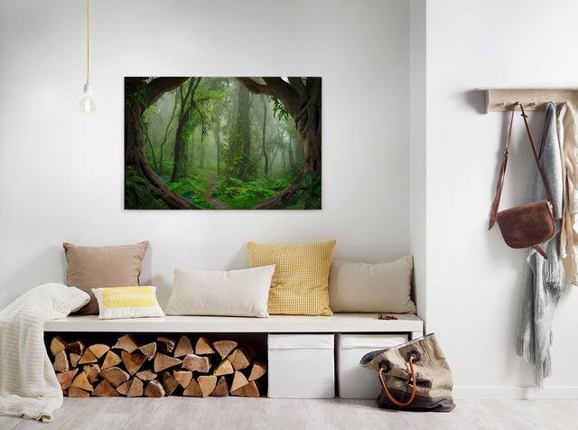 A.S. Création Leinwandbild "Tropical Forest", Kunst-Gemälde-Kinder, (1 St.) günstig online kaufen