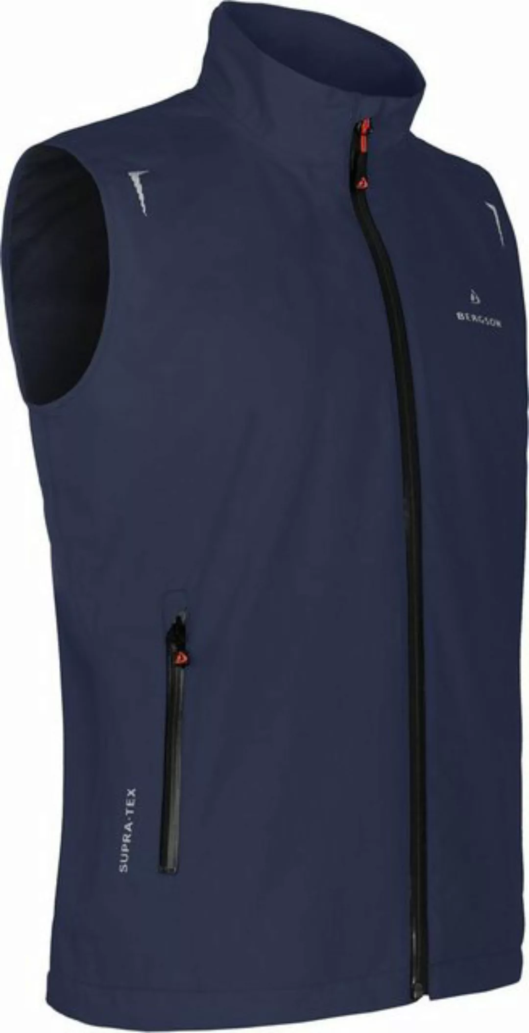 Bergson Outdoorjacke EGGEN Weste Herren Regenweste, Netzfutter, 12000 mm Wa günstig online kaufen