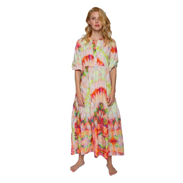 Emily Van Den Bergh Maxikleid langes Boho Kleid - multi batik günstig online kaufen