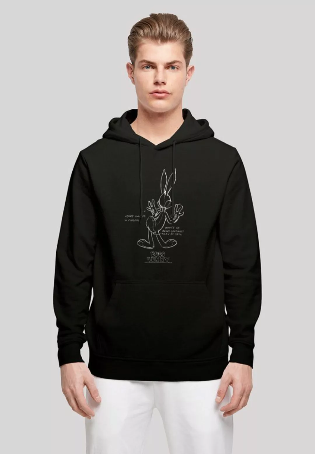 F4NT4STIC Kapuzenpullover "Looney Tunes Bugs Bunny White Belly", Print günstig online kaufen