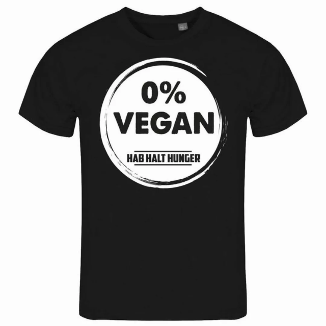 deinshirt Print-Shirt Herren T-Shirt Null Prozent VEGAN Funshirt mit Motiv günstig online kaufen