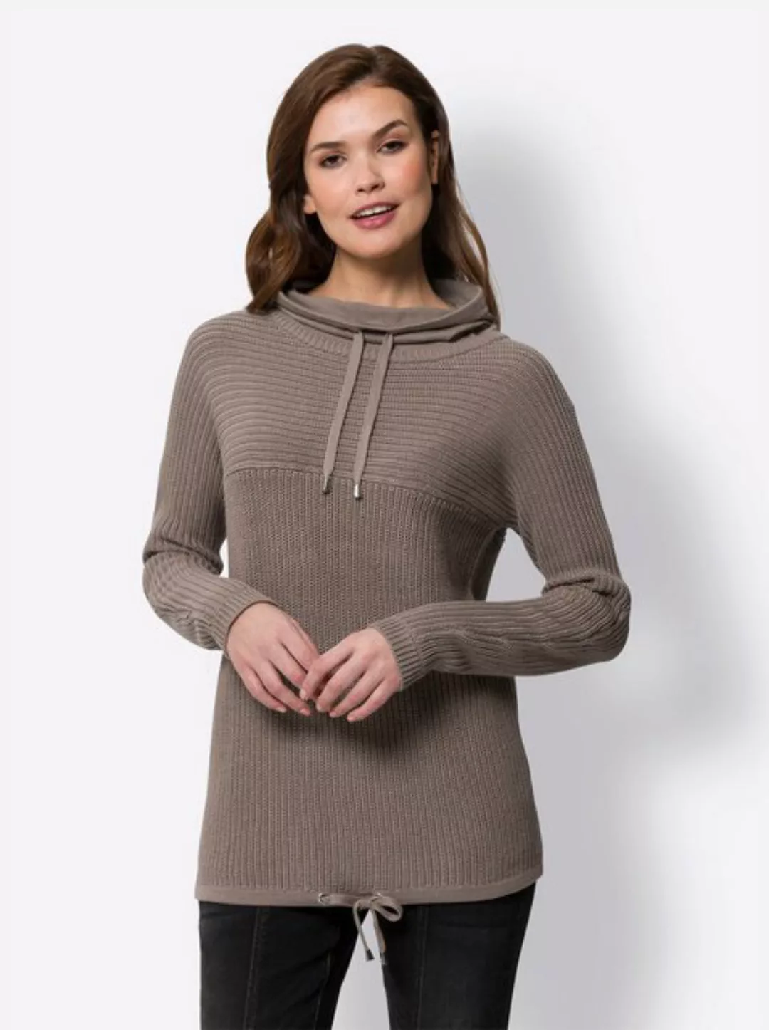 heine Strickpullover Troyer günstig online kaufen