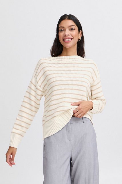 b.young Strickpullover "Strickpullover BYNAGLA STRIPED JUMPER -" günstig online kaufen