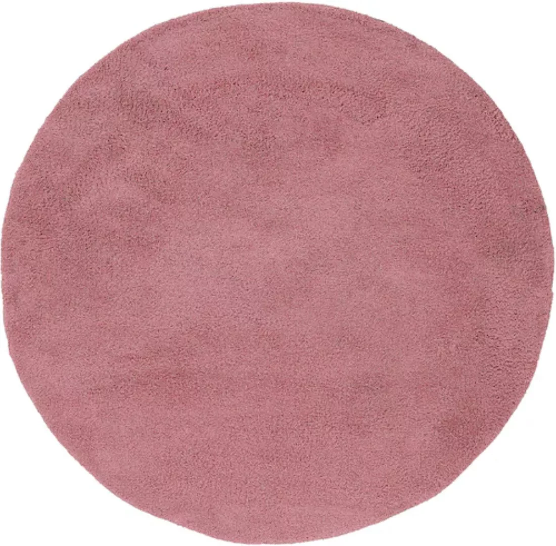 carpetfine Teppich »Silky«, rund, 20 mm Höhe, Shaggy, Langflor, uni, besond günstig online kaufen