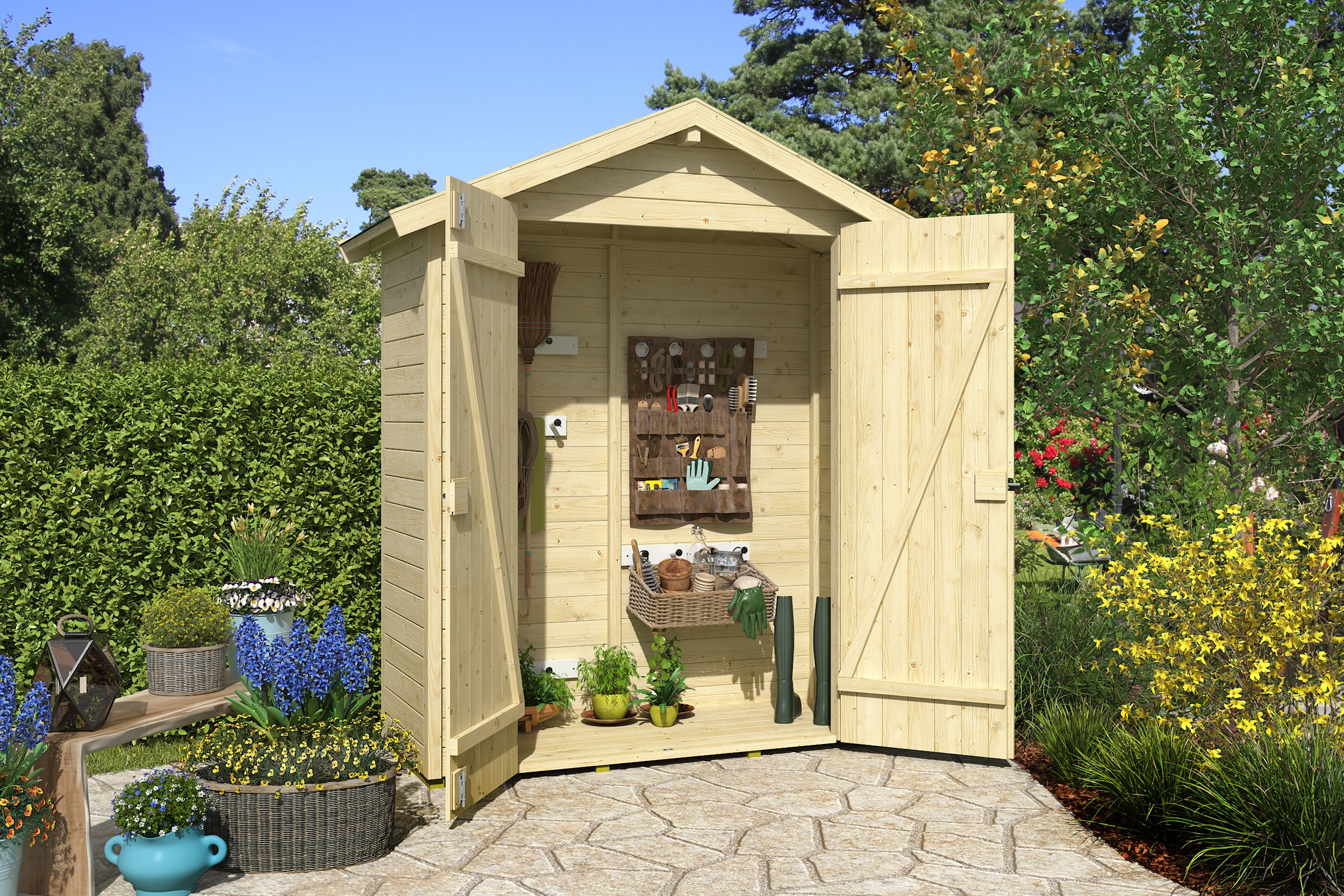 Nordic Holz Gartenhaus "Elementhaus KENT 1.1" günstig online kaufen