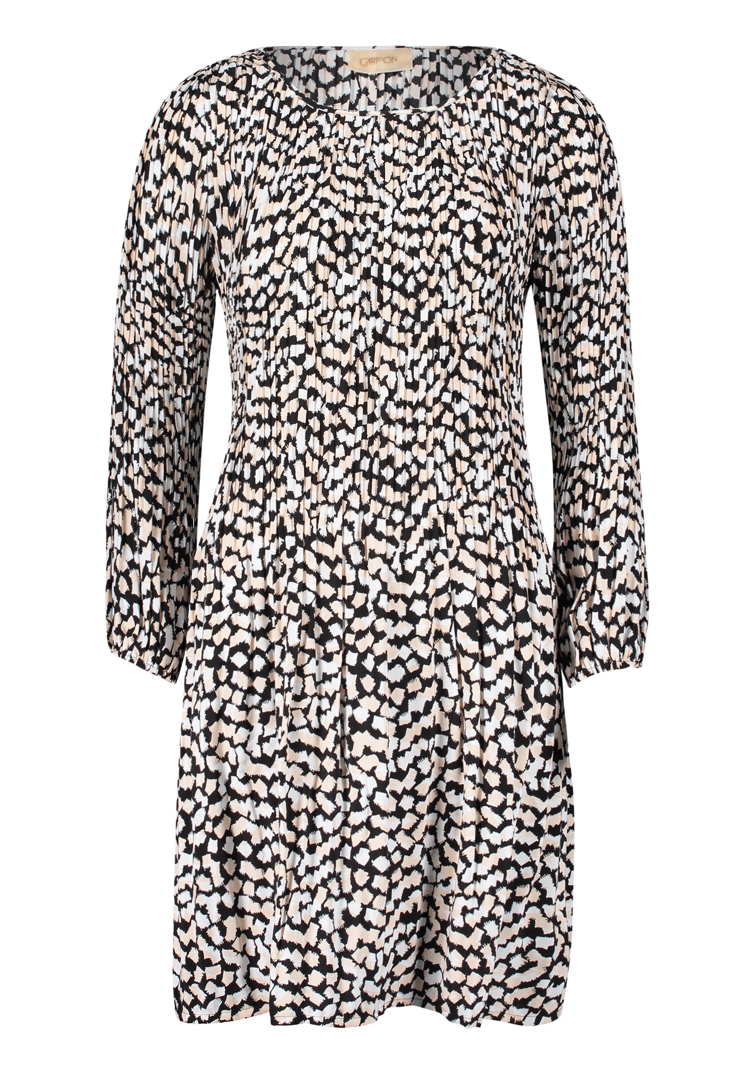 Cartoon Plisseekleid "Cartoon Damen Plisseekleid mit Muster", Design günstig online kaufen