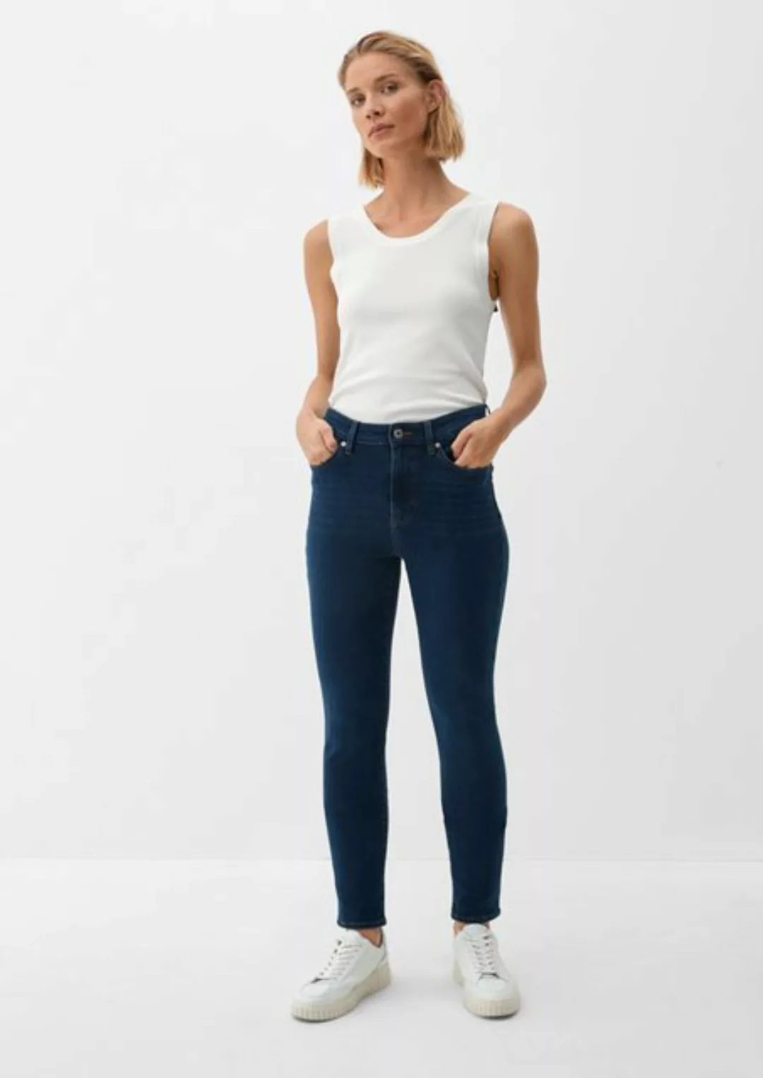 s.Oliver 5-Pocket-Jeans Ankle-Jeans Izabell / Skinny Fit / Mid Rise / Skinn günstig online kaufen