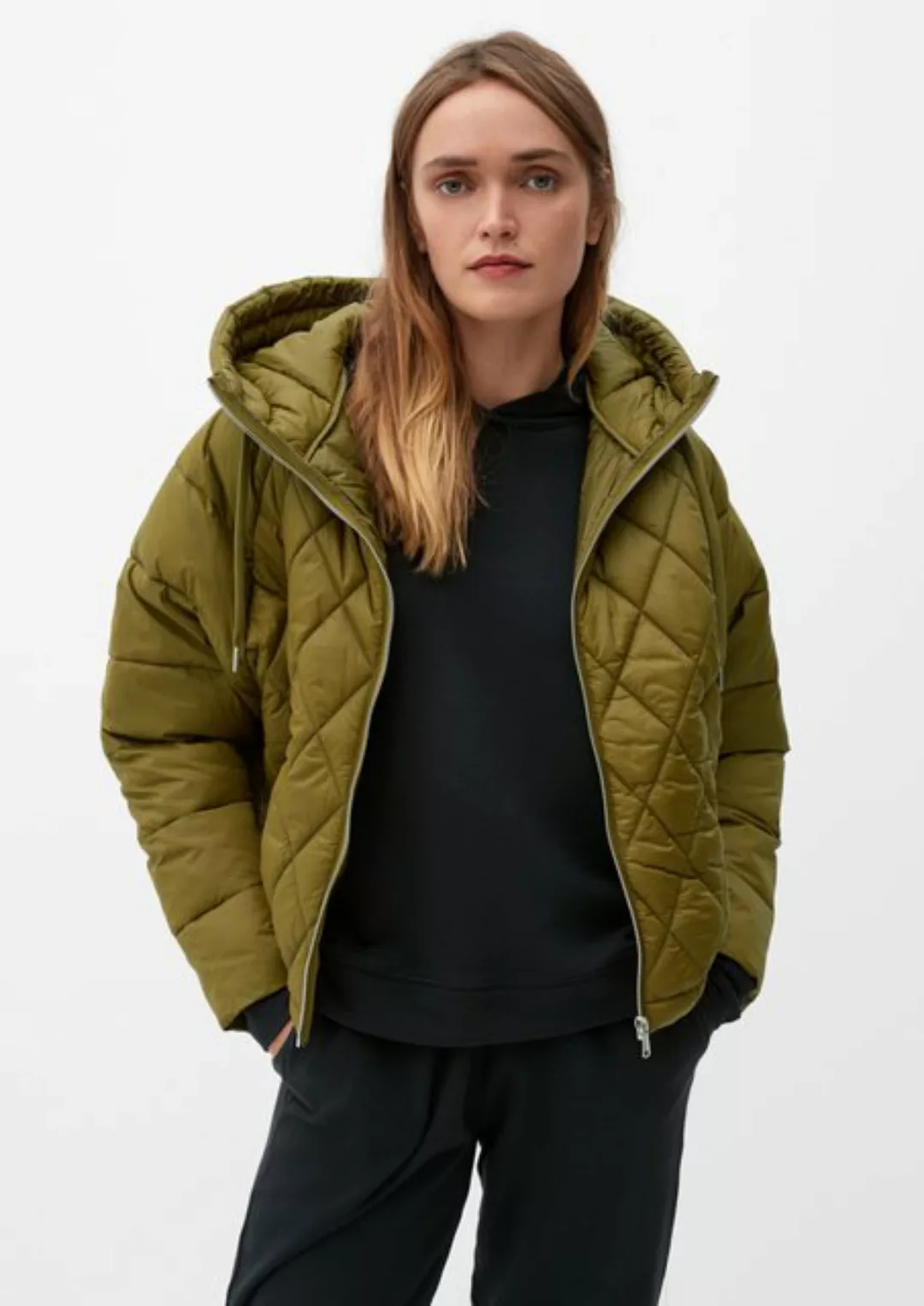 s.Oliver Outdoorjacke Steppjacke mit Kapuze günstig online kaufen