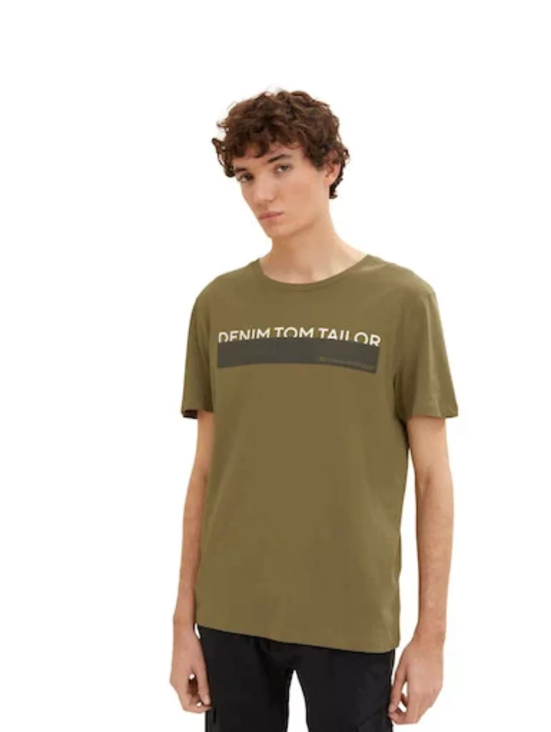 TOM TAILOR Denim T-Shirt, (Packung, 3 tlg.), in verschiedenen Farben günstig online kaufen