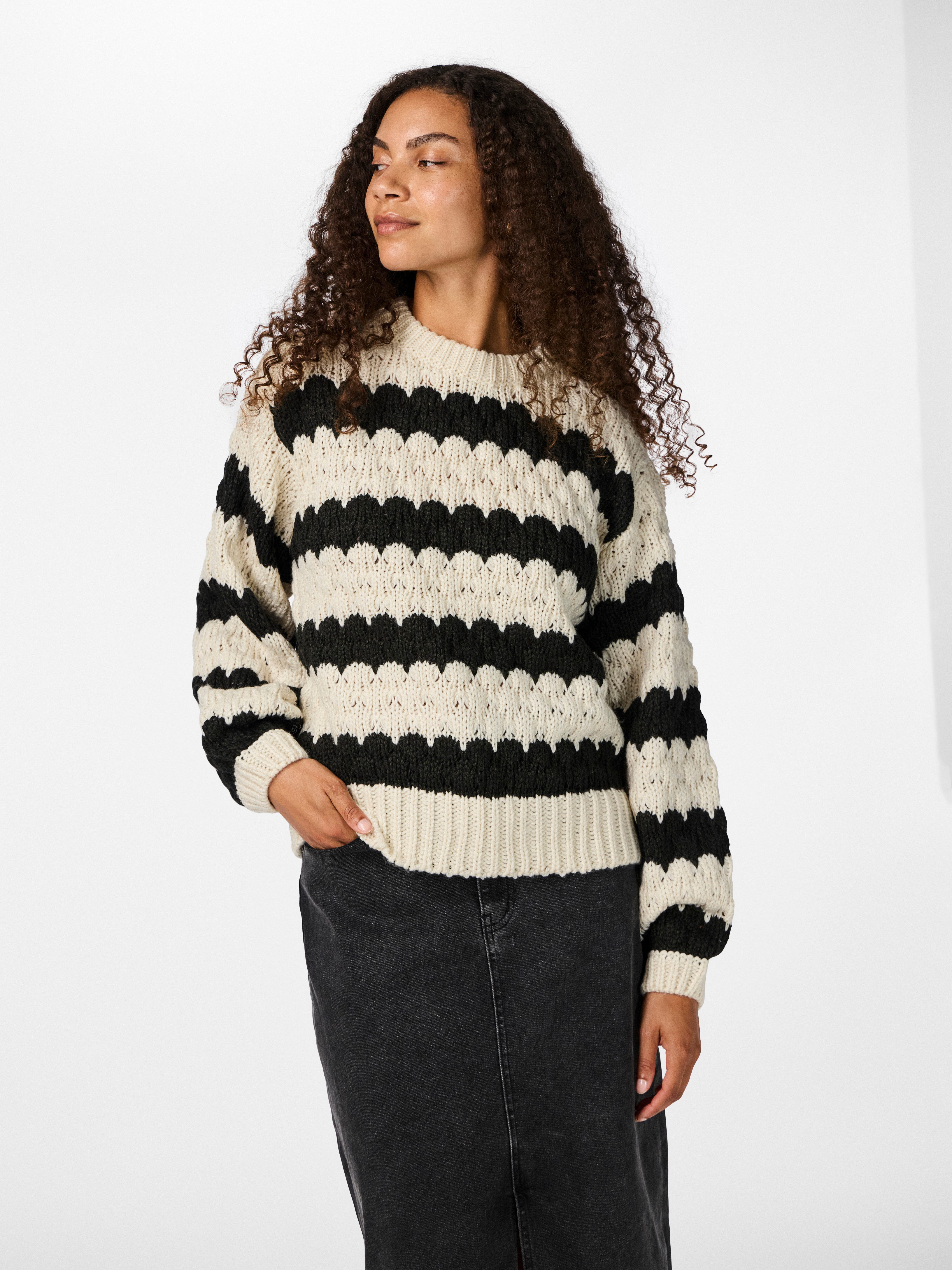 Y.A.S Strickpullover YASBUBBA LS KNIT PULLOVER günstig online kaufen