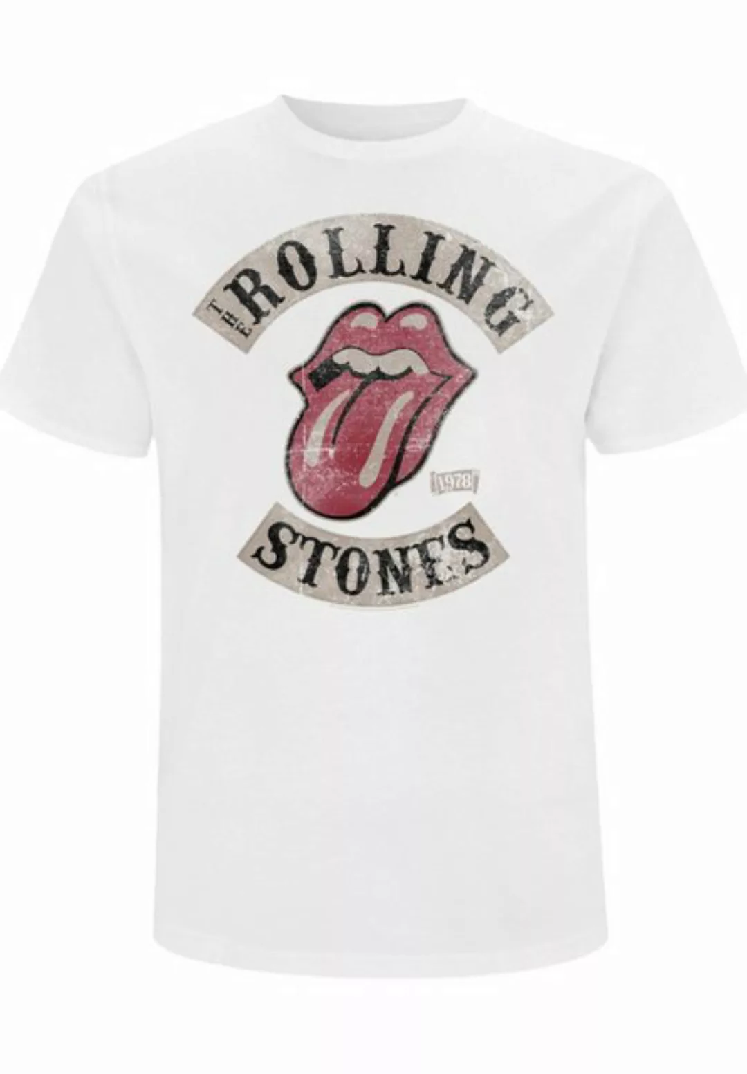 F4NT4STIC T-Shirt The Rolling Stones Tour '78 Print günstig online kaufen