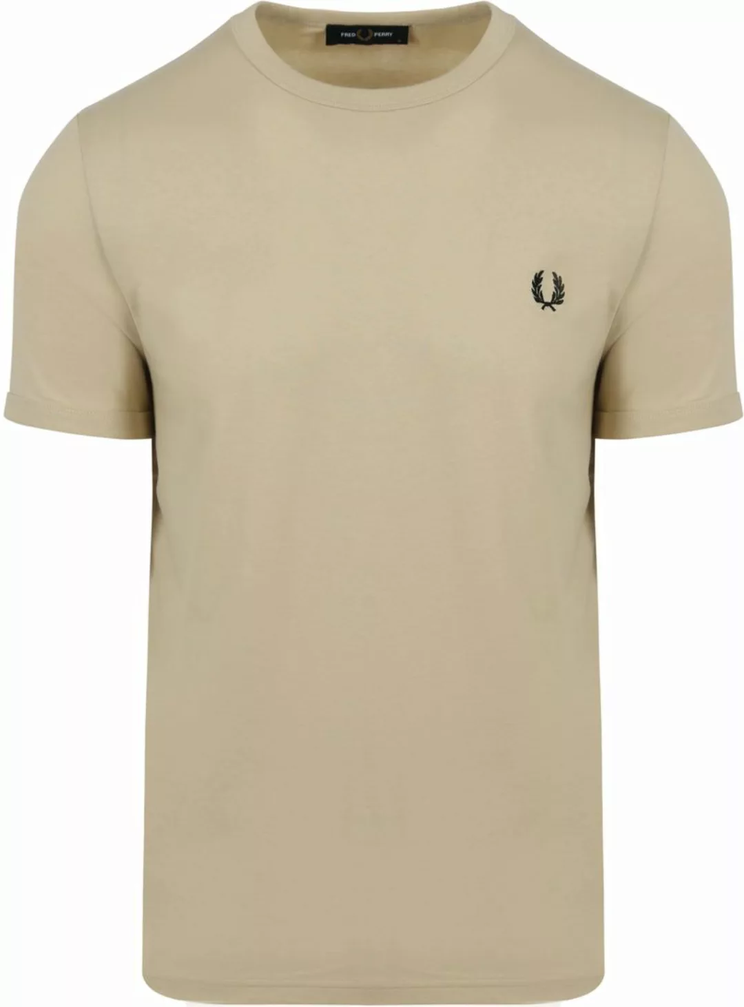 Fred Perry T-Shirt Ringer M3519 Beige V54 - Größe XXL günstig online kaufen
