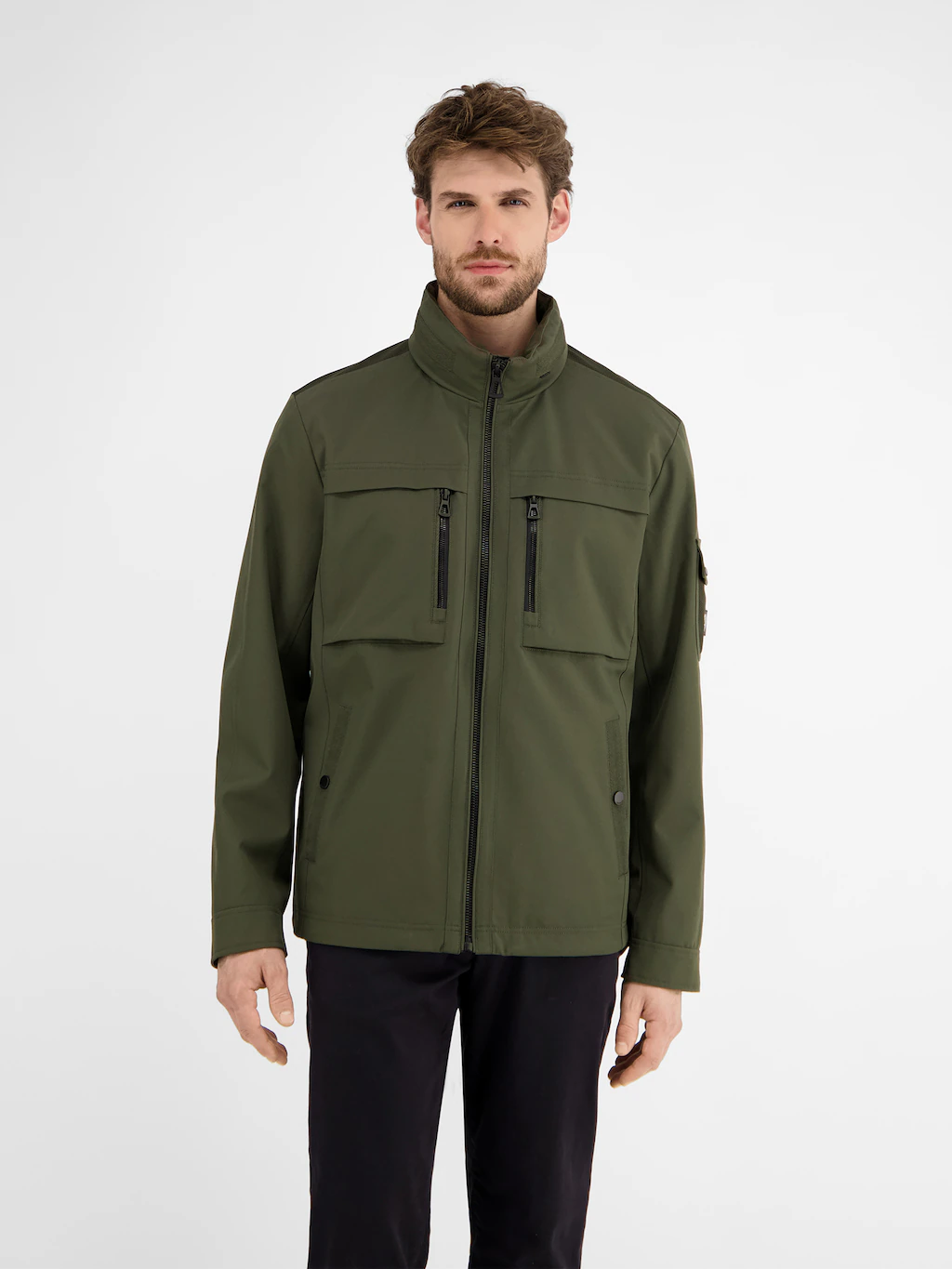 LERROS Outdoorjacke "LERROS Shell-Blouson mit Kapuze", mit Kapuze, Wasser- günstig online kaufen