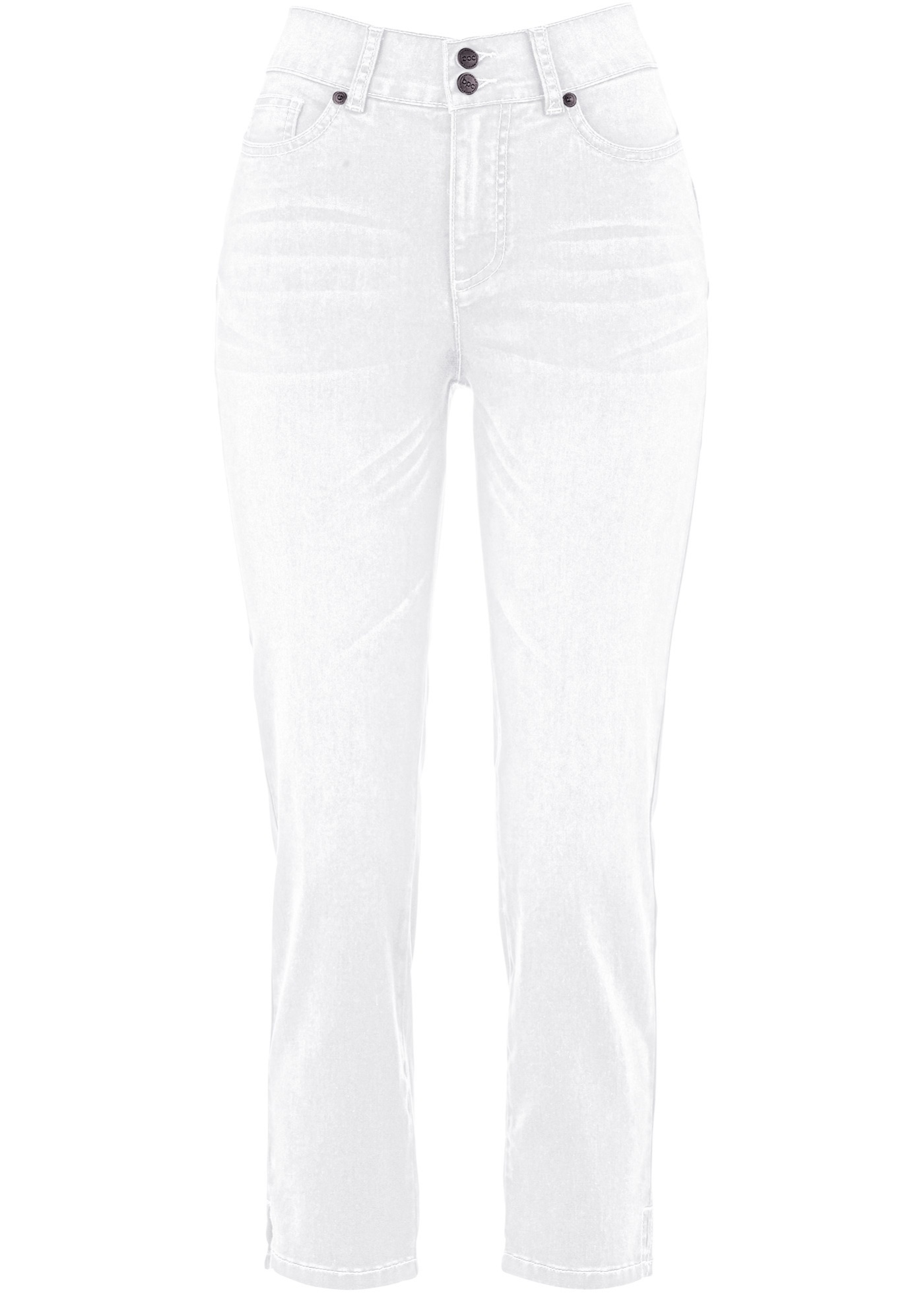 Slim Fit Jeans, Mid Waist, Bequembund günstig online kaufen