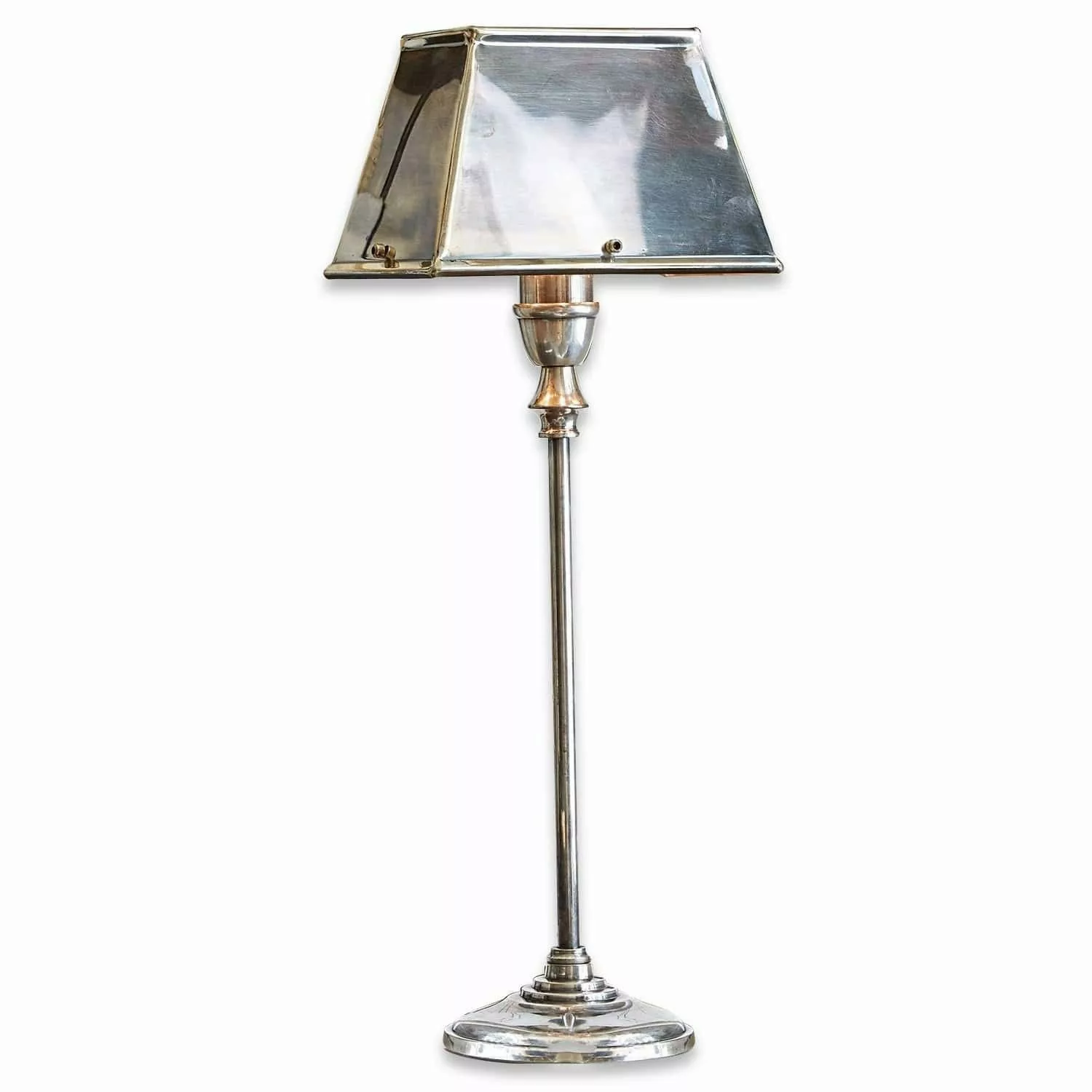 Mirabeau Tischleuchte Tischlampe Edgarda antiksilber günstig online kaufen
