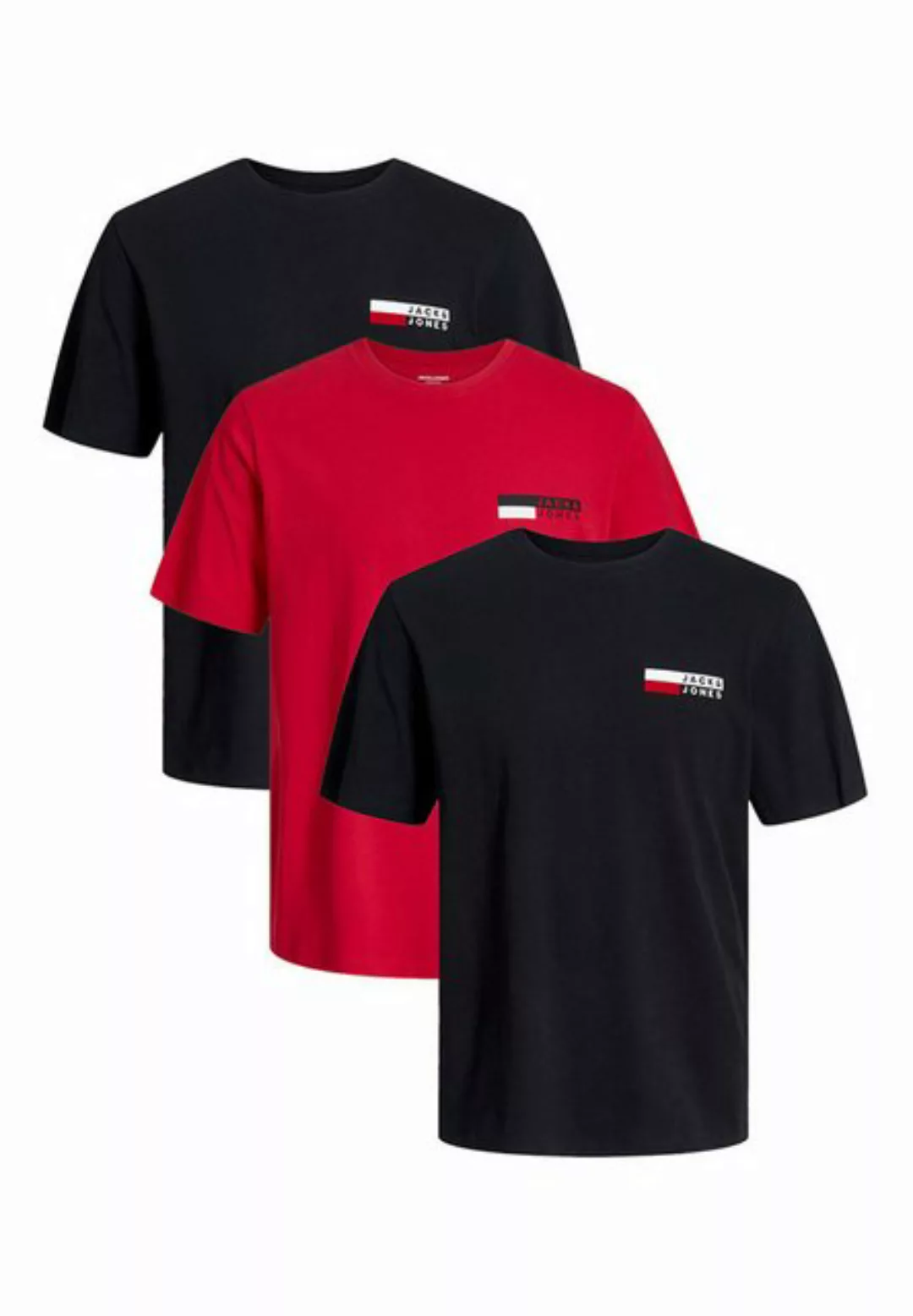 Jack & Jones T-Shirt 3er Pack Corp (Spar-Set, 3-tlg) T-Shirt - Baumwolle - günstig online kaufen