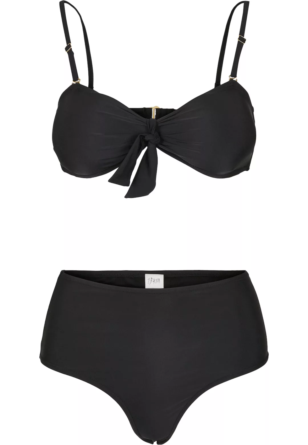 URBAN CLASSICS Bügel-Tankini "Frauen Ladies High Waist Balcony Bikini" günstig online kaufen