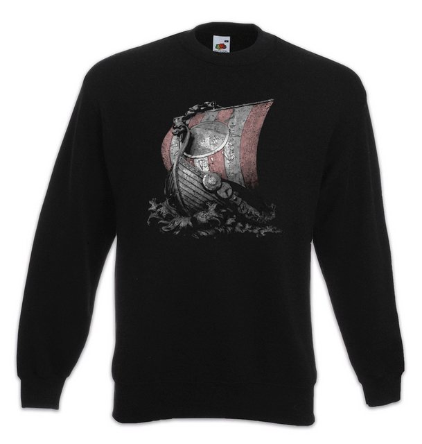 Urban Backwoods Sweatshirt Viking Ship I Sweatshirt Vikings Schiff Wikinger günstig online kaufen