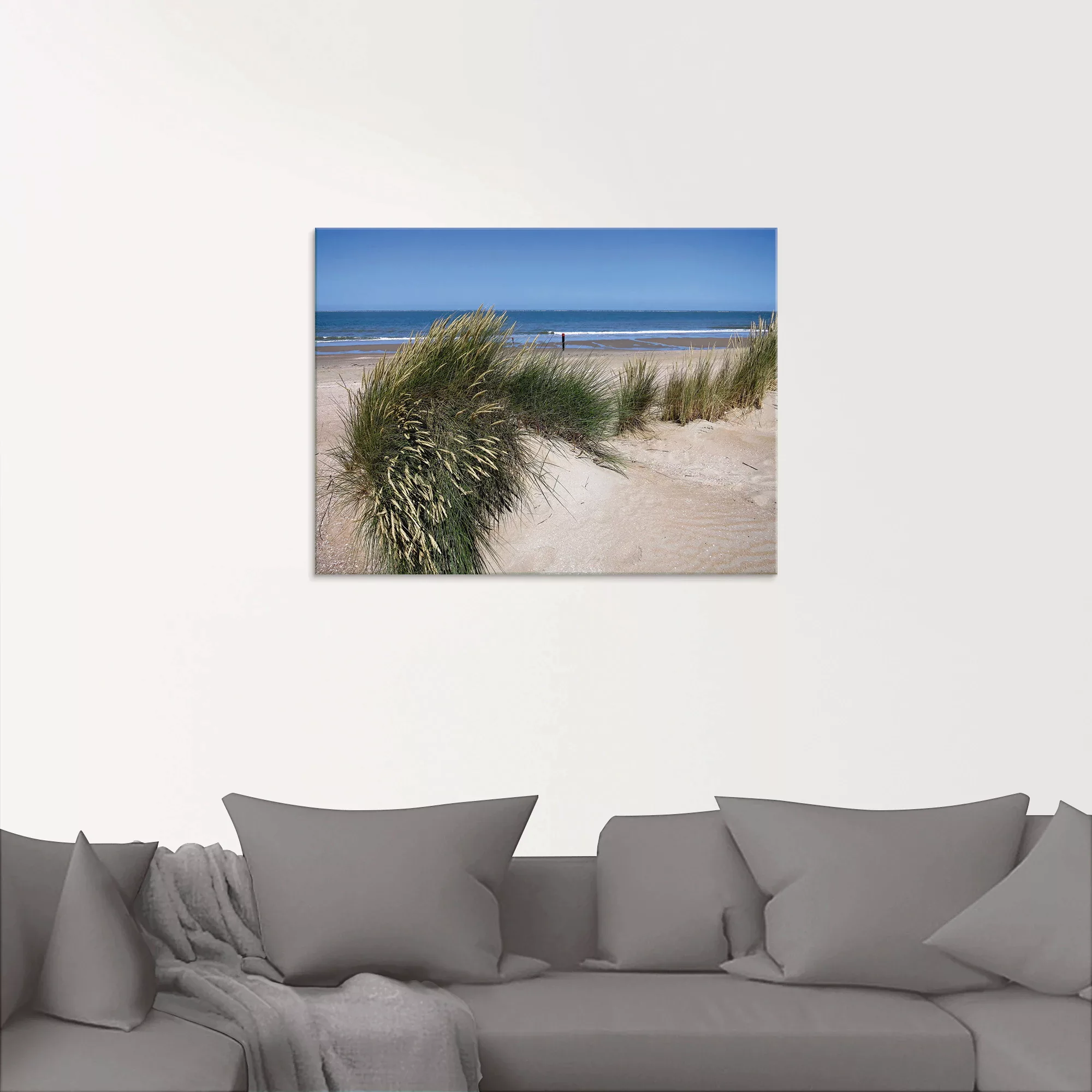 Artland Glasbild »wellige Dünenlandschaft«, Strand, (1 St.), in verschieden günstig online kaufen
