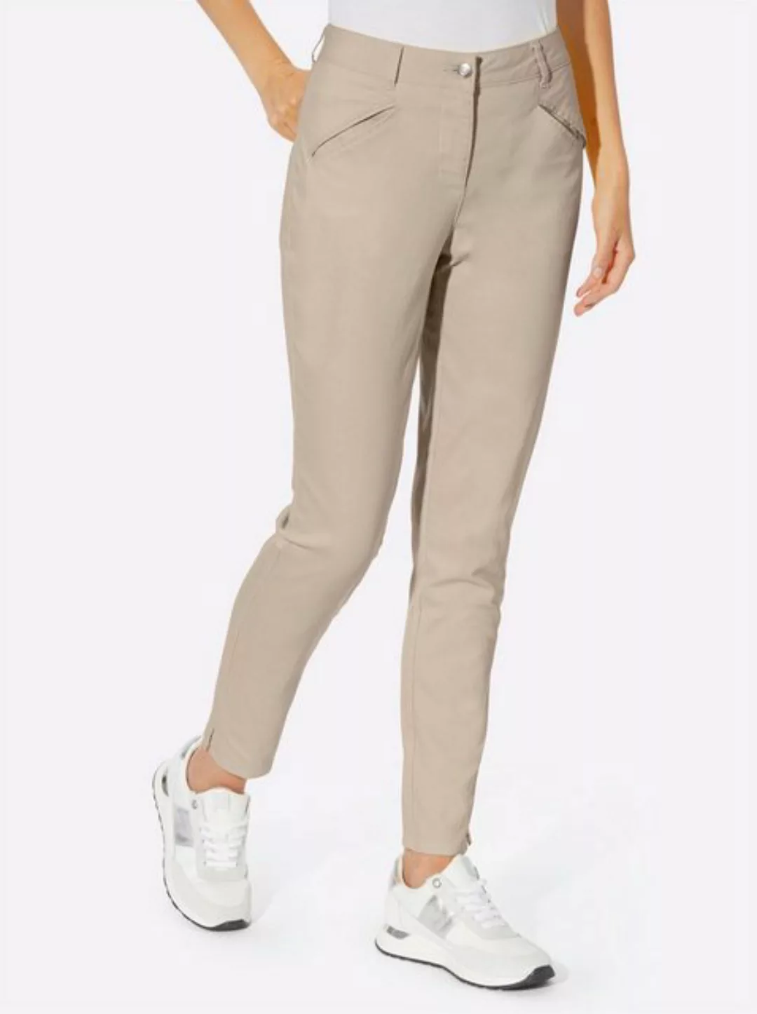 heine Jerseyhose Twill-Hose Innenbeinlänge ca.71 cm günstig online kaufen