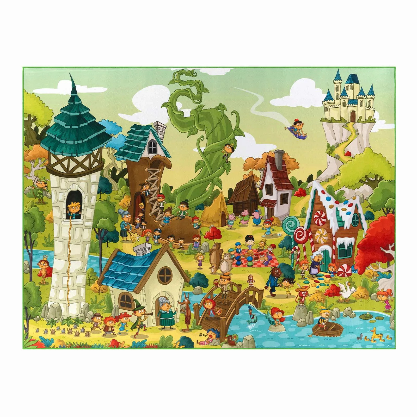 TaraCarpet Kinderteppich Fresh Kids Märchen, rechteckig, günstig online kaufen