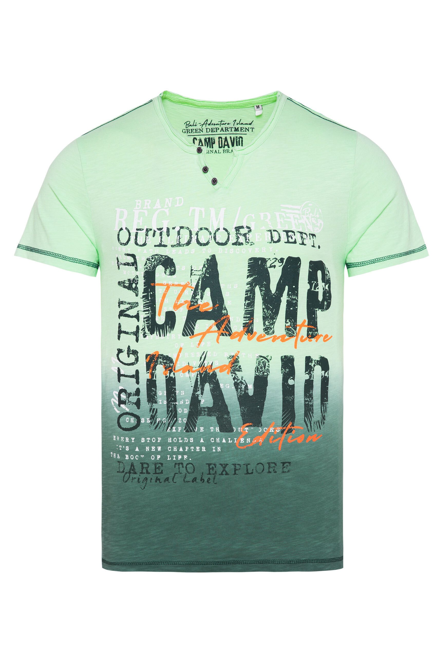 CAMP DAVID Rundhalsshirt, aus Baumwolle günstig online kaufen