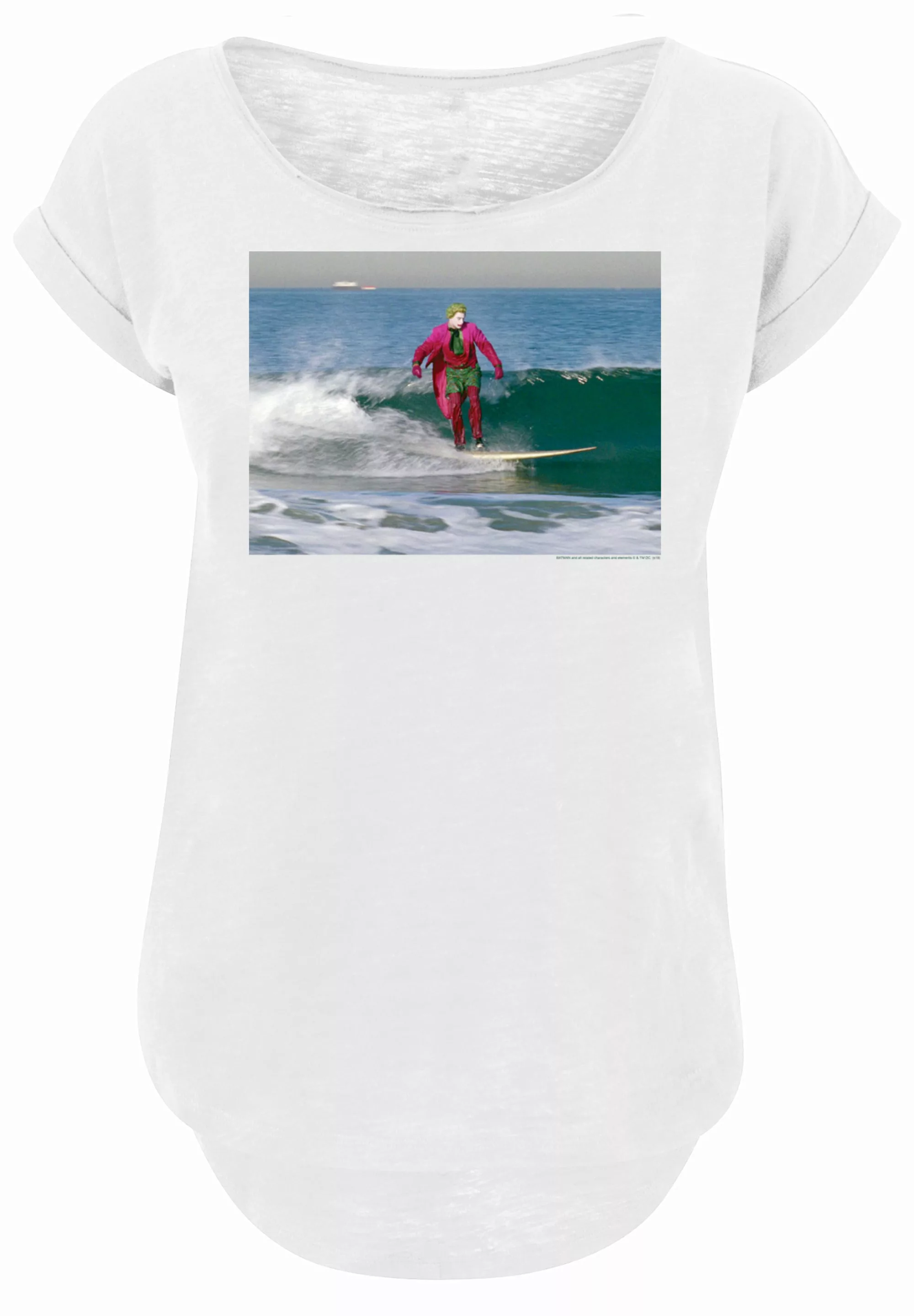 F4NT4STIC T-Shirt "Long Cut T-Shirt Batman TV Serie Joker Surfing", Damen,P günstig online kaufen