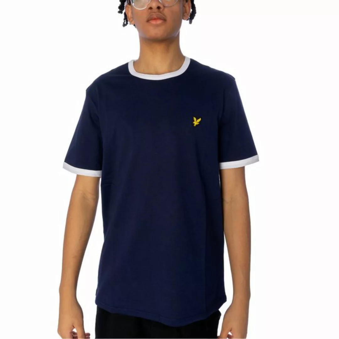 Lyle & Scott T-Shirt Herren, 100% Baumwolle, Mit Kontrastdetails günstig online kaufen