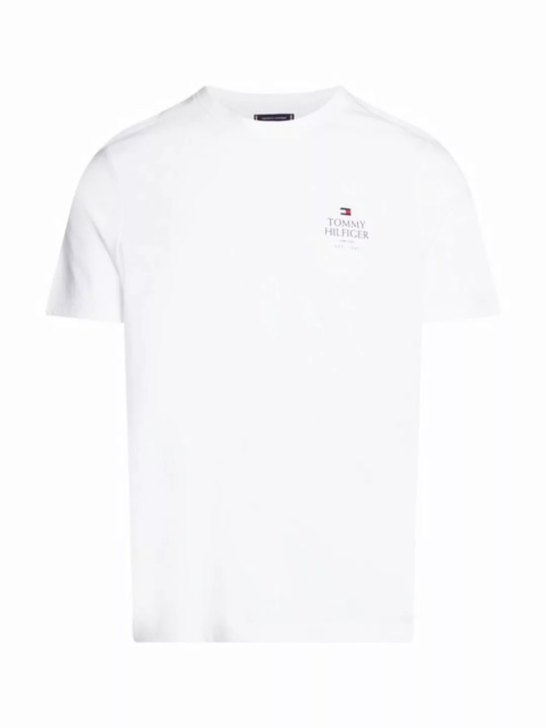 Tommy Hilfiger T-Shirt HILFIGER STACK TEE Mit Markenprint günstig online kaufen