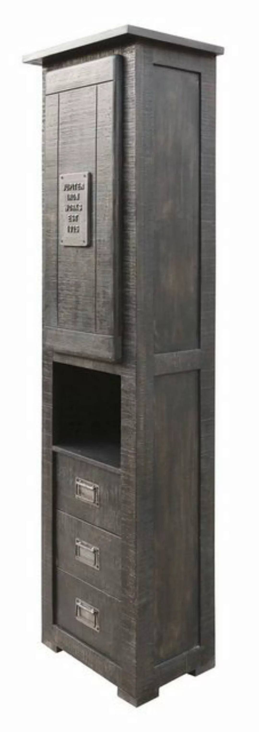 G+K Möbelvertriebs GmbH Hochschrank BOLDAN, B 50 x H 195 cm, massives Mango günstig online kaufen