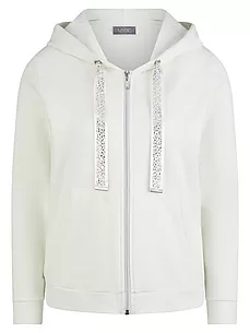 Kapuzen-Sweatjacke MYBC weiss günstig online kaufen
