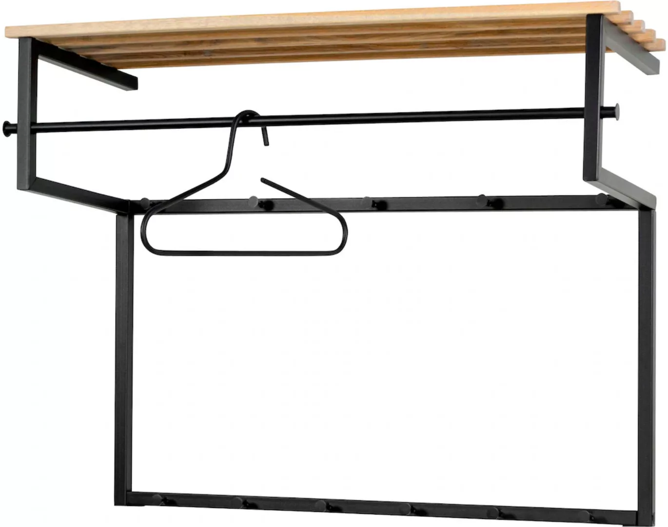 Spinder Design Garderobenleiste, Metall, Breite 100 cm, Familien-Garderobe, günstig online kaufen