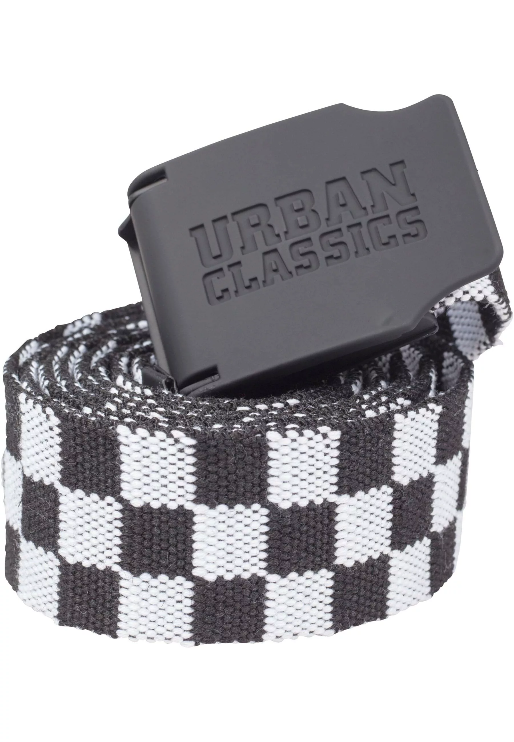 URBAN CLASSICS Hüftgürtel "Urban Classics Unisex UC Canvas Belt Checkerboar günstig online kaufen