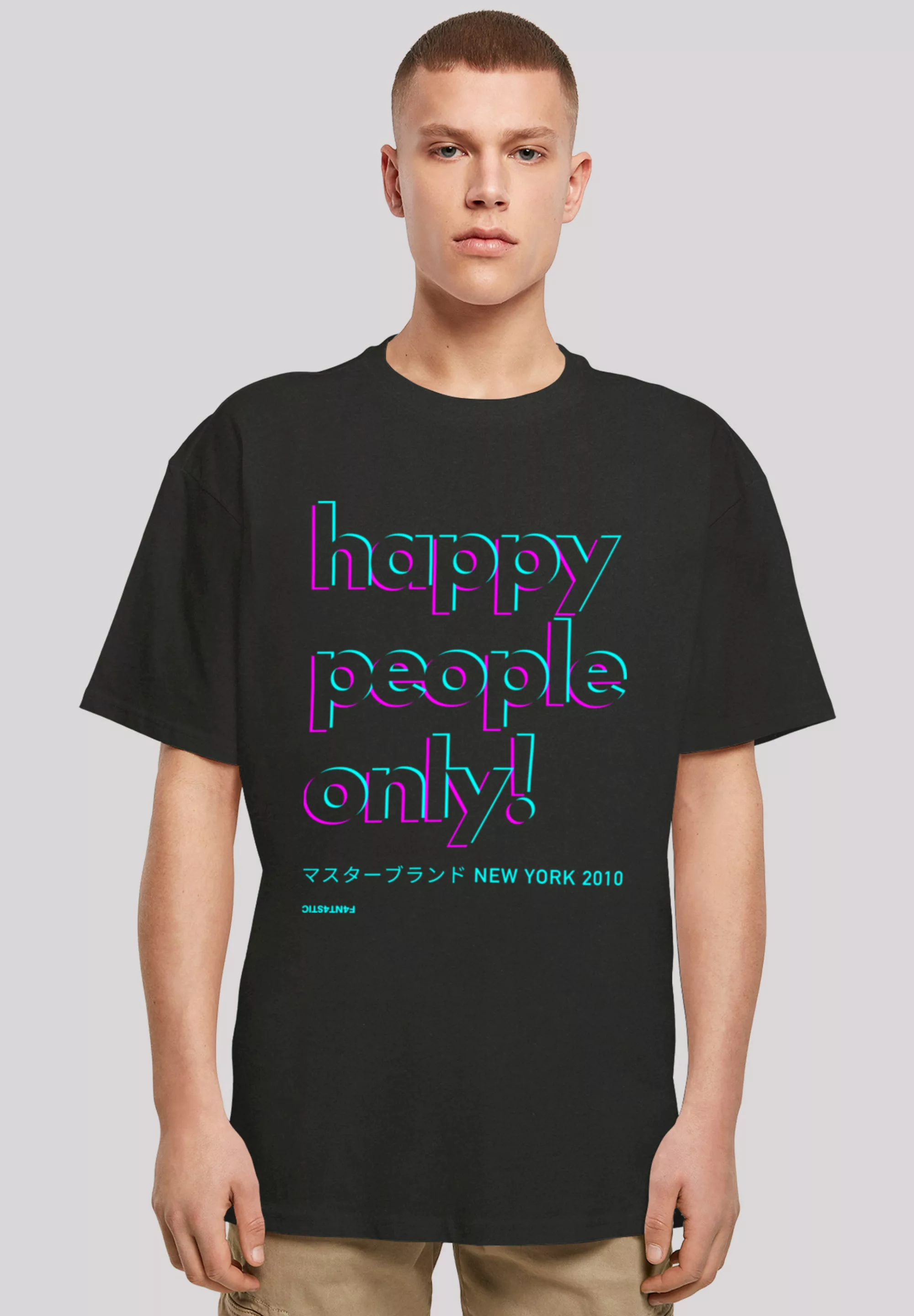F4NT4STIC T-Shirt "Happy people only New York" günstig online kaufen