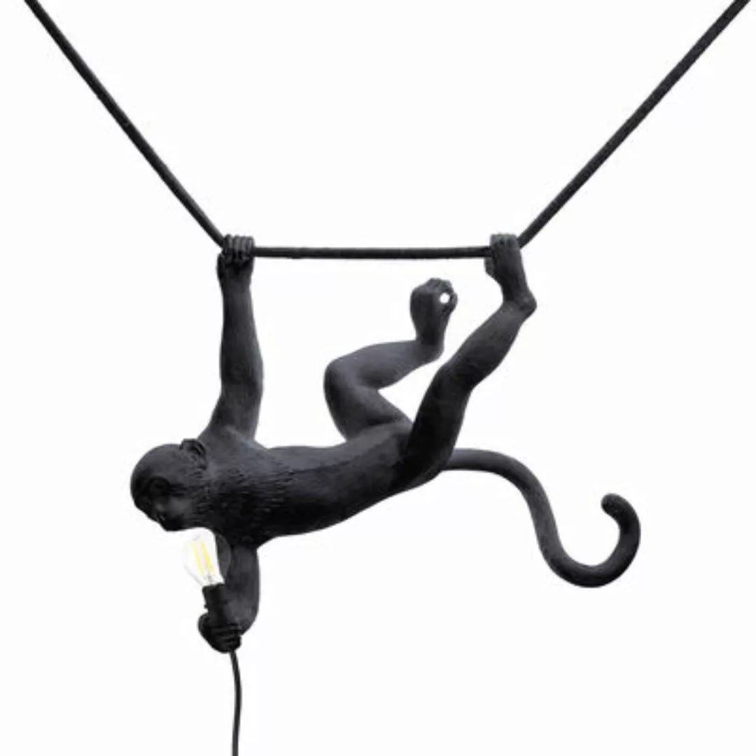 Outdoorlampe Monkey Swing plastikmaterial schwarz / Outdoor - L 60 cm - Sel günstig online kaufen