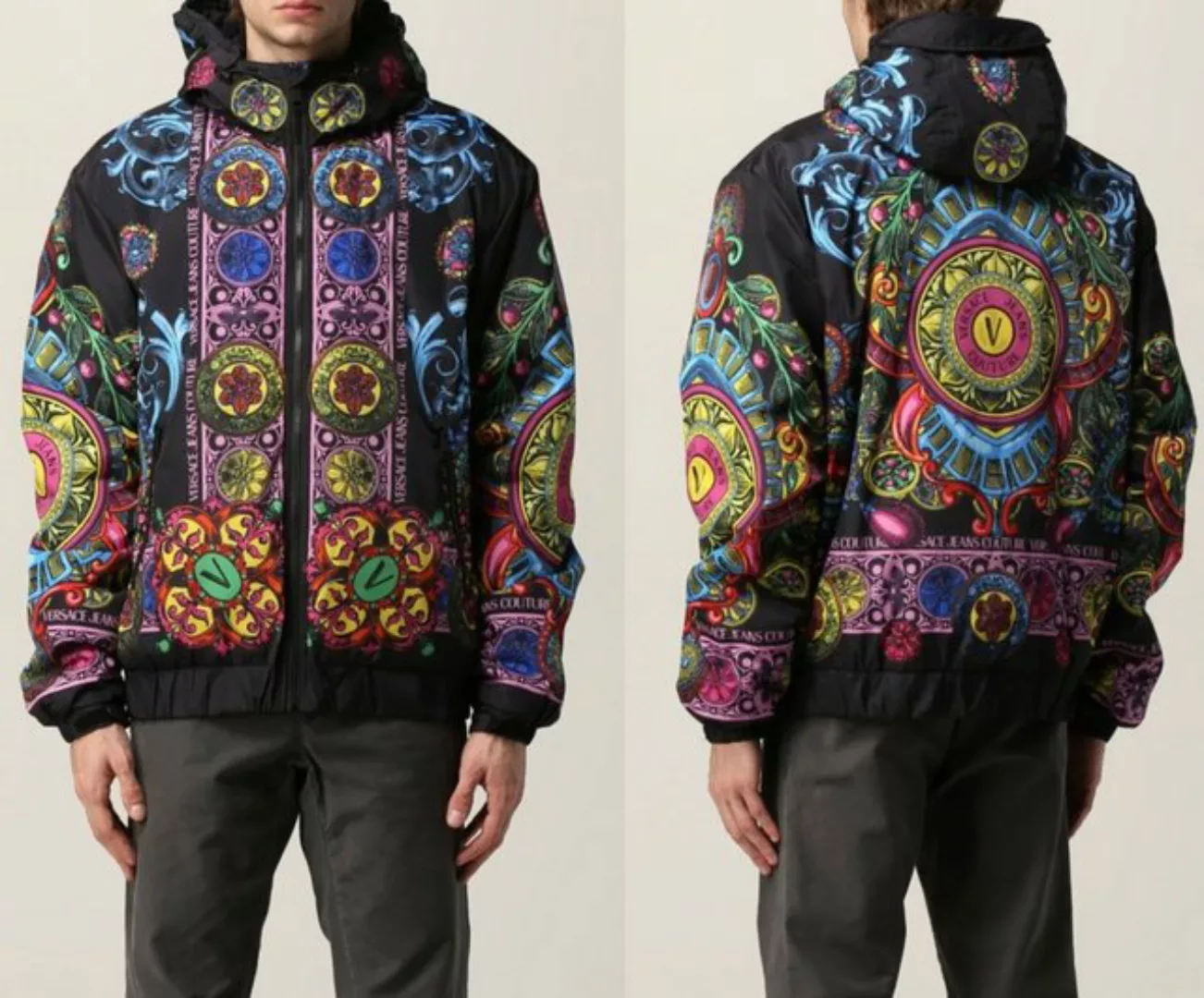 VERSACE COLLECTION Winterjacke VERSACE JEANS COUTURE REGALIA BAROQUE JACKET günstig online kaufen