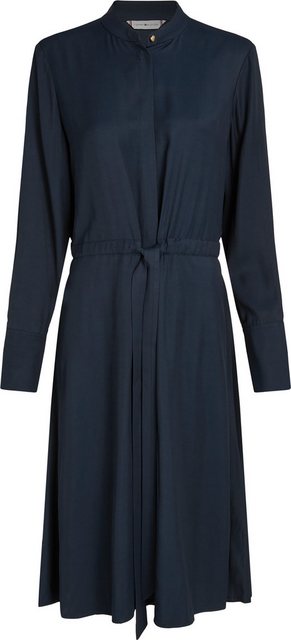 Tommy Hilfiger Blusenkleid SOFT VIS COLARLESS SHIRT DRESS mit Bindeband günstig online kaufen