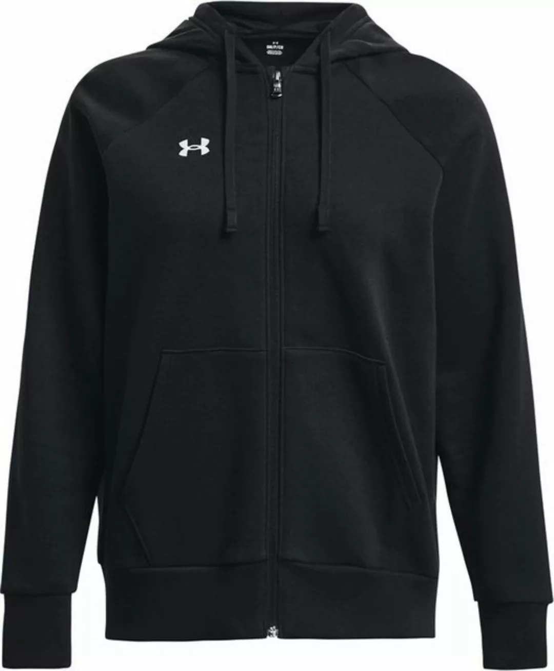 Under Armour® Sweatjacke UA RIVAL FLEECE FZ HOODIE BLACK günstig online kaufen