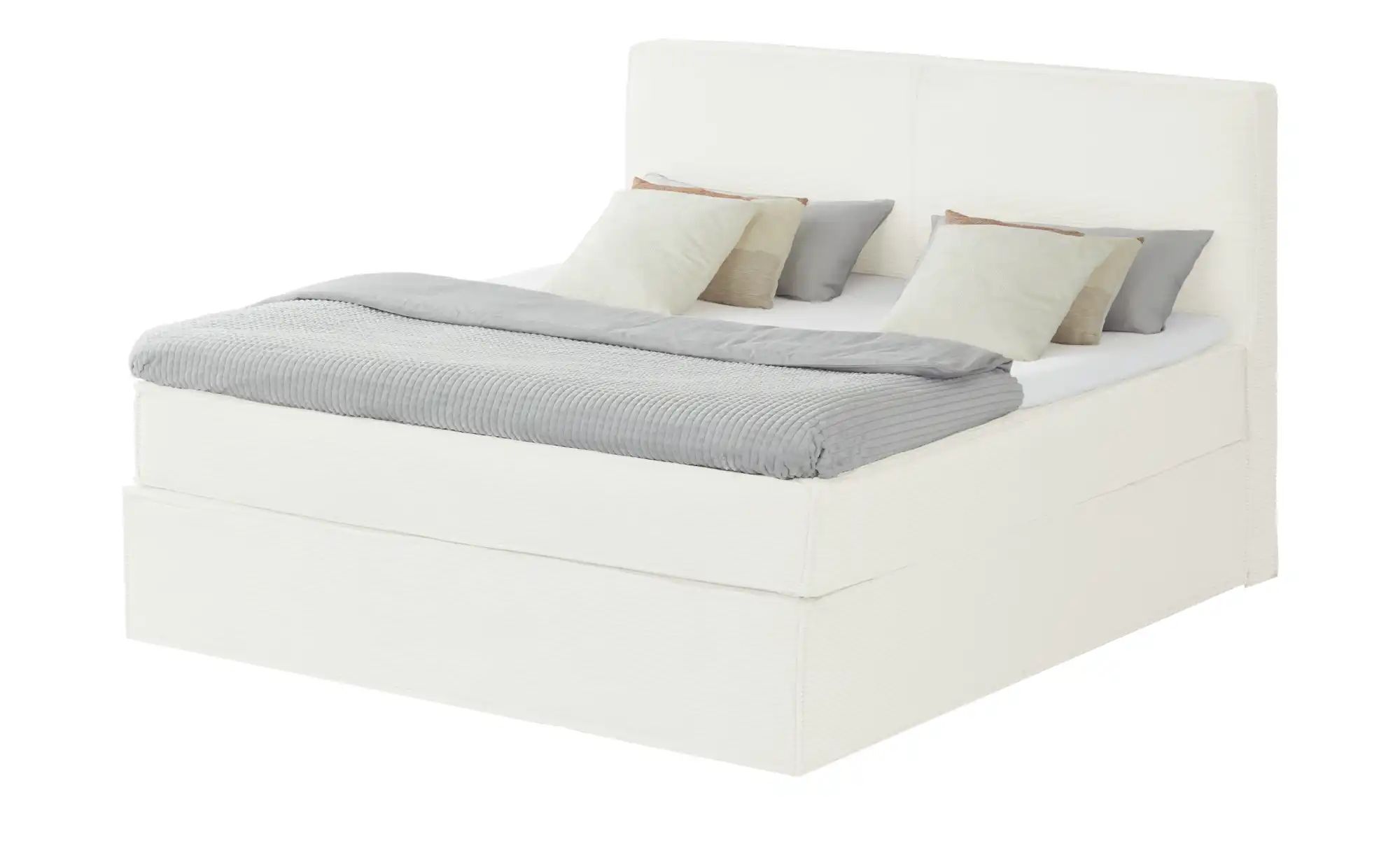 Boxi Boxspringbett mit trendigem Keder Boxi ¦ creme ¦ Maße (cm): B: 160 H: günstig online kaufen