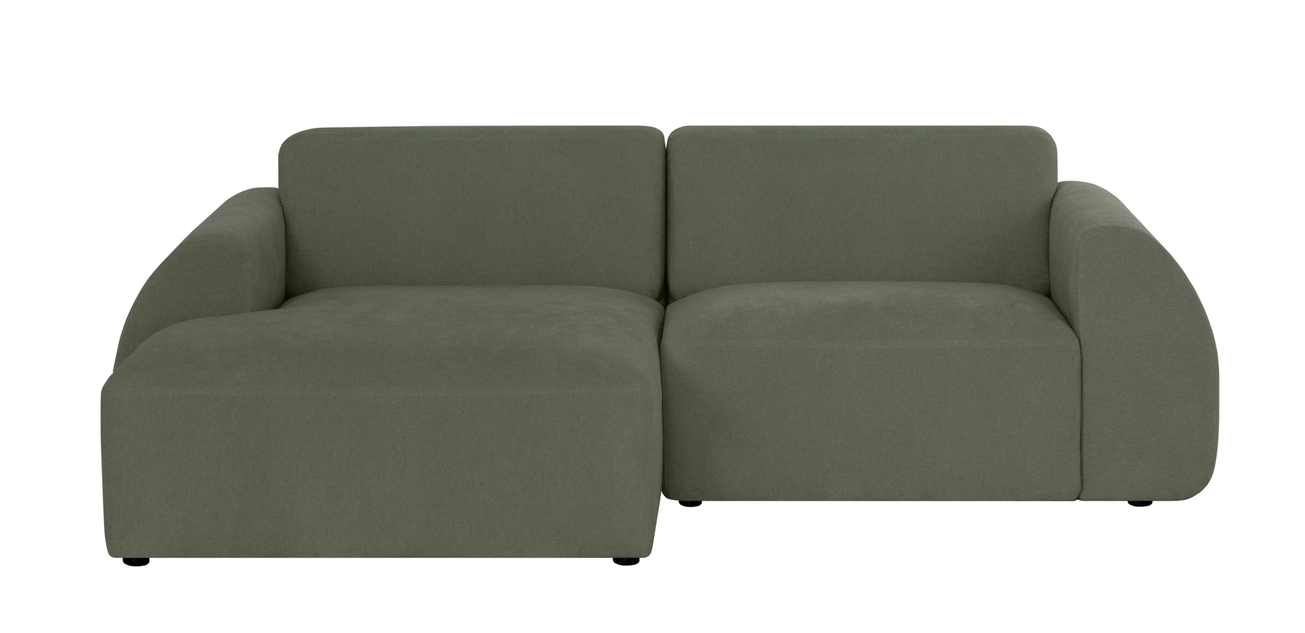 NADUVI Collection | Ecksofa Mattis links 2,5-Sitzer Bouclé günstig online kaufen