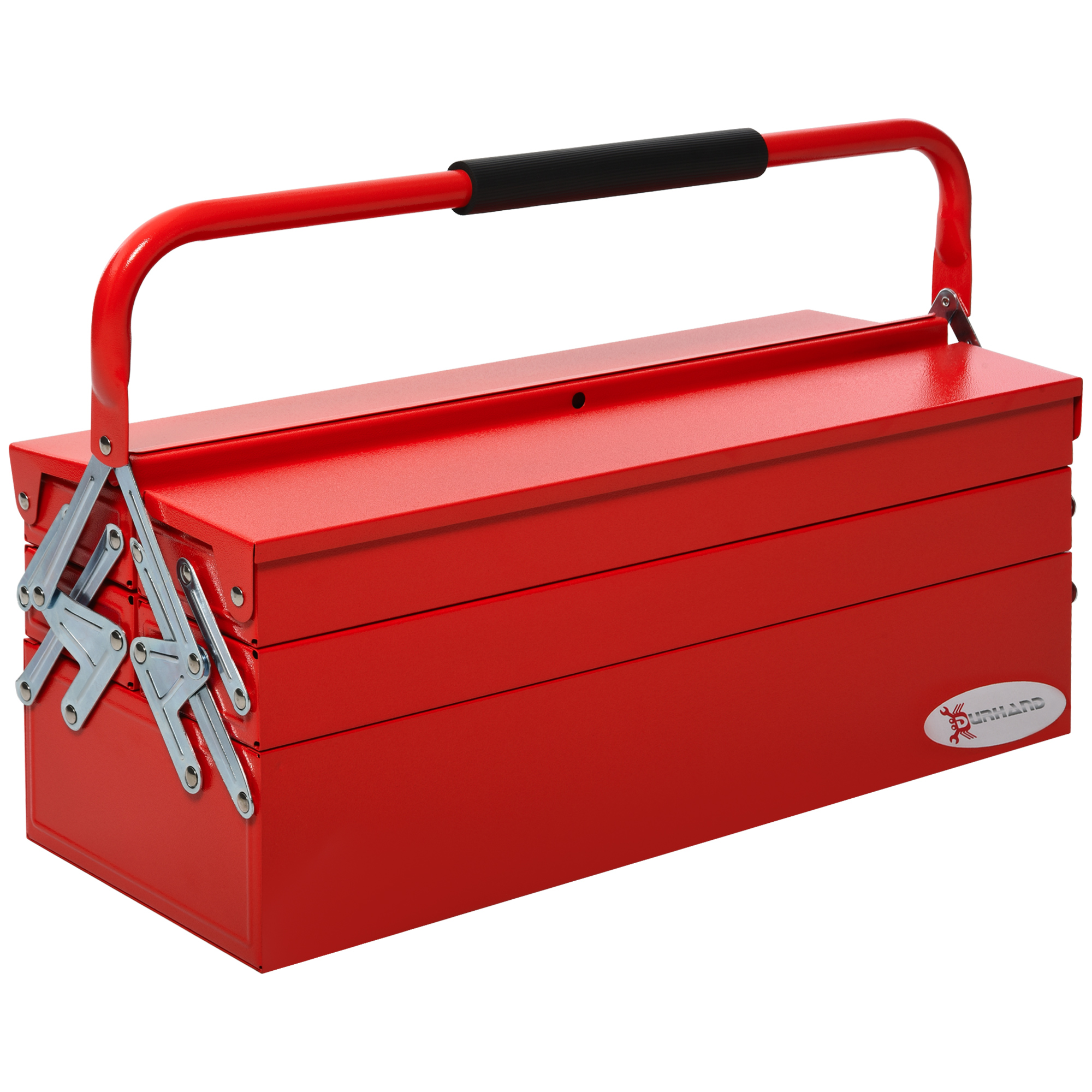 DURHAND Werkzeugkasten Werkzeugkoffer Werkzeugkiste 5 Fächer aufklappbar St günstig online kaufen