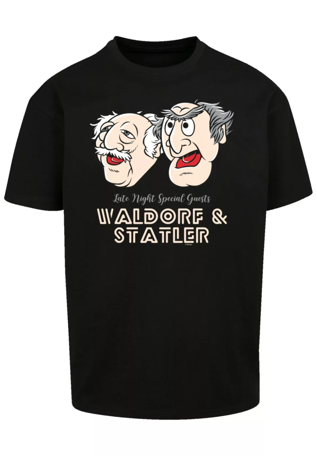 F4NT4STIC T-Shirt "Disney Muppets Late Night Waldorf & Statler", Premium Qu günstig online kaufen