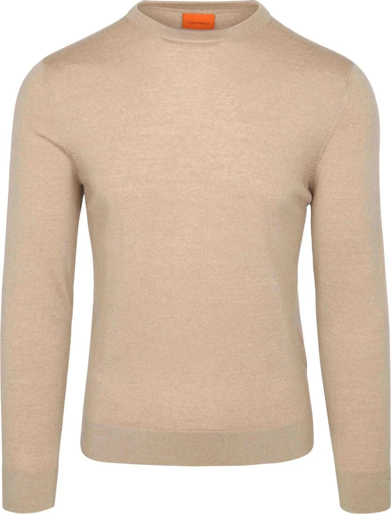 Suitable Merino Pullover Sand - Größe XXL günstig online kaufen