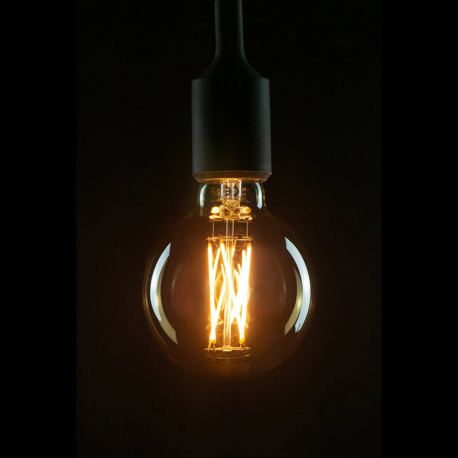 SEGULA LED-Globelampe E27 G95 5W 2.200K gold dimm günstig online kaufen