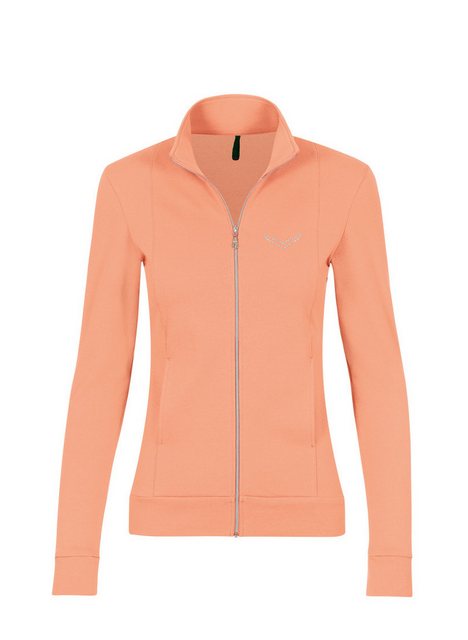 Trigema Sweatjacke TRIGEMA Jacke veredelt mit Kristallsteinen (1-tlg) günstig online kaufen