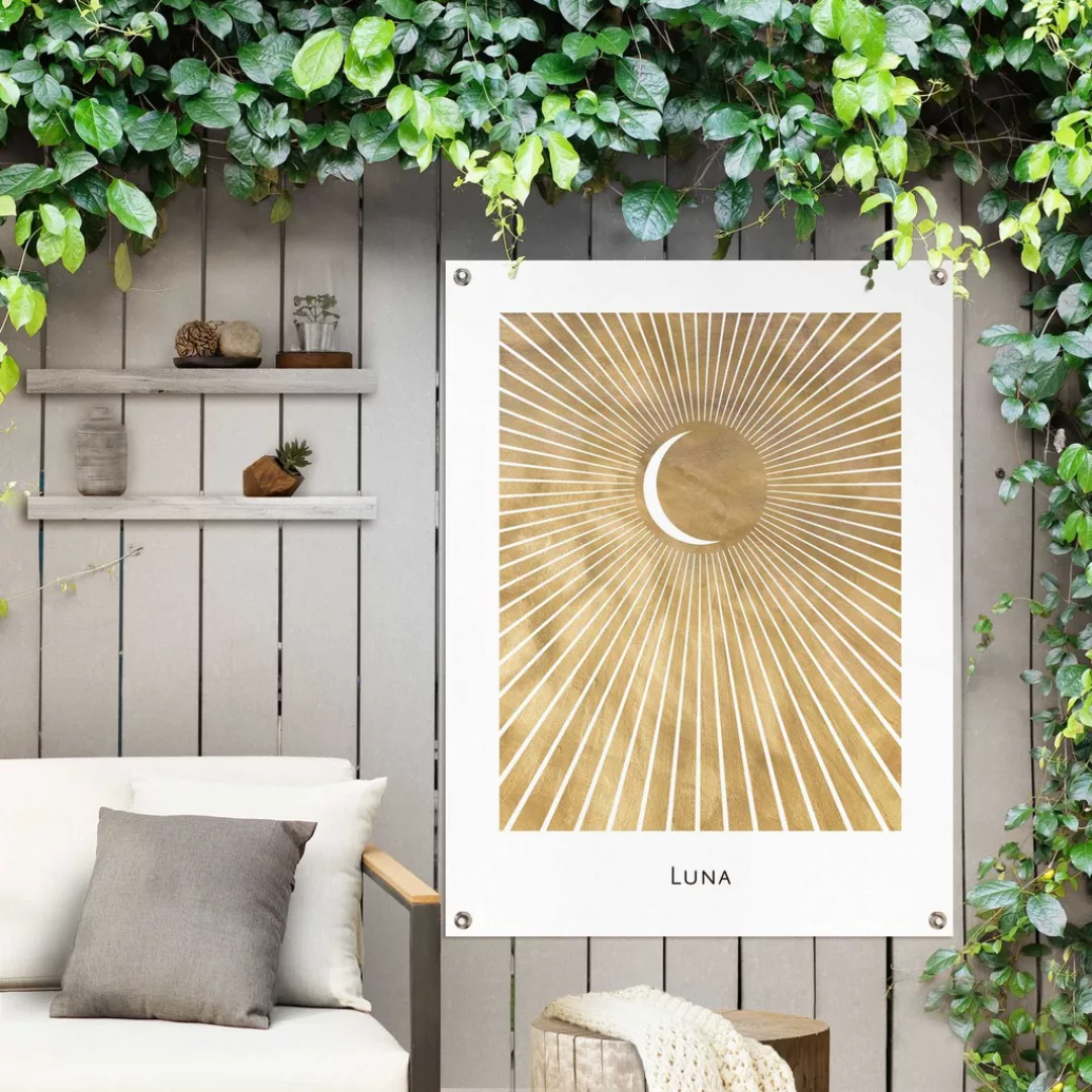 Reinders Poster "Mond", Outdoor für Garten oder Balkon günstig online kaufen