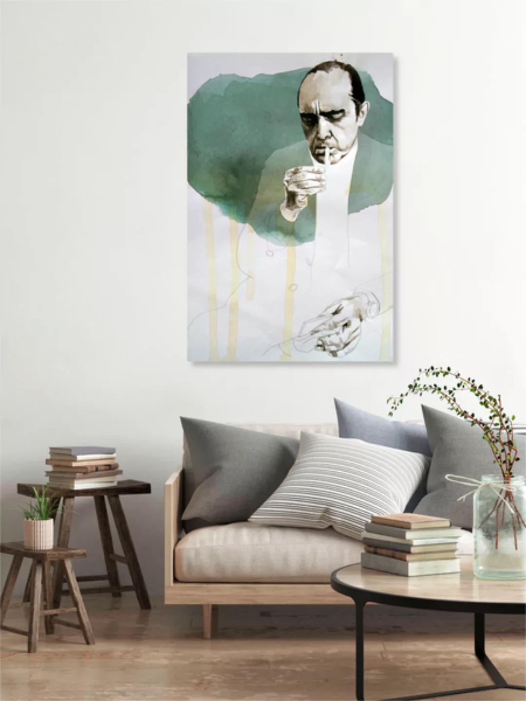 Poster / Leinwandbild - Oscar Niemeyer günstig online kaufen