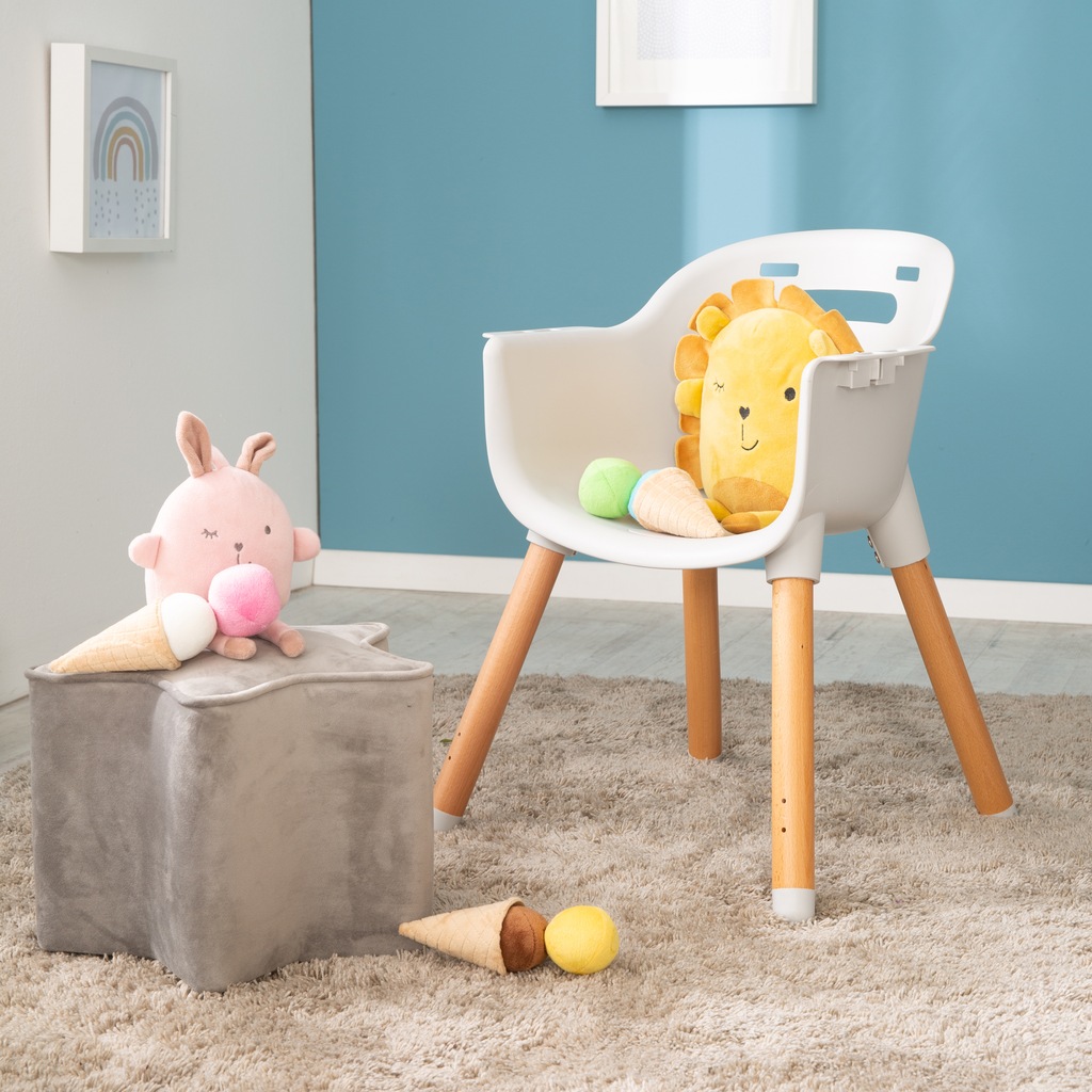 roba® Hochstuhl »Style Up Wood«, zum Kinderstuhl umbaubar günstig online kaufen